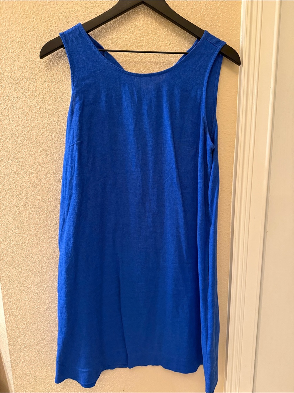 J. Crew Cobalt Blue Sleeveless Midi Dress